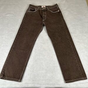 Levi's 501Jeans Men's 30x28 (33x30) Brown Straight Leg Denim 100% Cotton